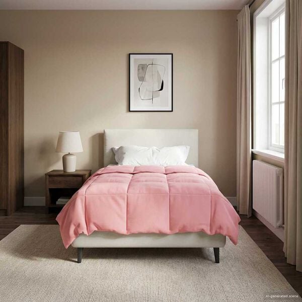 vidaXL Vinter dyne Quilting Lyser&oslash;d 135 x 200 cm Mikrofiber