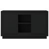 vidaXL skænk 102x35x60 cm konstrueret træ sort