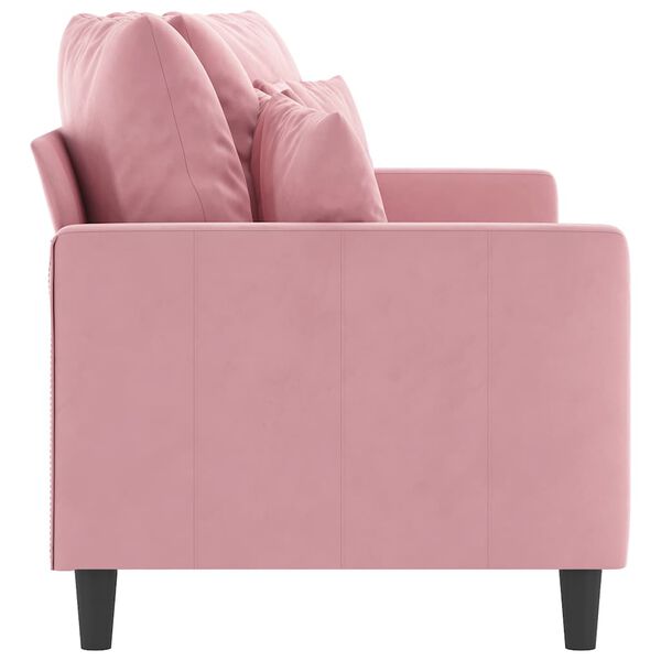 vidaXL 2-personers sofa 140 cm fl&oslash;jl lyser&oslash;d