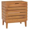 vidaXL vasket&oslash;jskurv 40x30x45 cm massivt teaktr&aelig;