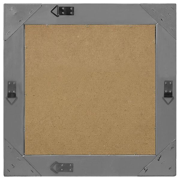 vidaXL vægspejl 50x50 cm barokstil sort