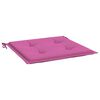 vidaXL hynder til havestol 4 stk. 40x40x4 cm stof pink