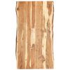 vidaXL bordplade 118x(50-60)x3,8 cm massivt akacietr&aelig;