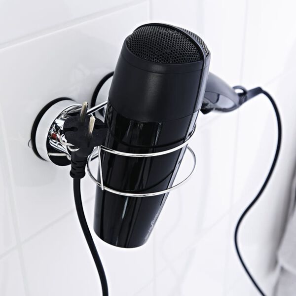 RIDDER h&aring;rt&oslash;rrerholder 14 x 12,7 x 6,5 cm krom 12070000