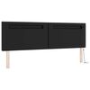 vidaXL Box spring seng med madras Sort 180 x 200 cm Kunstl&aelig;der