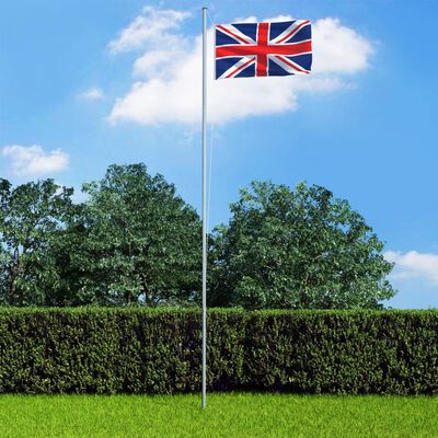 vidaXL britisk flag 90x150 cm