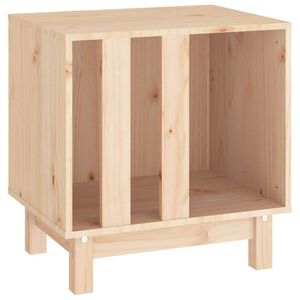vidaXL hundehus 50x40x52 cm massivt fyrretr&aelig;