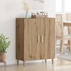 vidaXL Sideboard Artisan Egetræ 70 x 34 x 90 cm Konstrueret træ