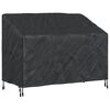 vidaXL Haveb&aelig;nkkappe Sort 134 x 70 x 65 / 94 cm 420D Oxford Stof