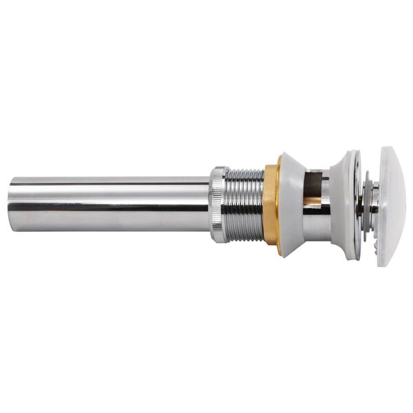 vidaXL bundventil med pop op-funktion til vask rustfrit stål