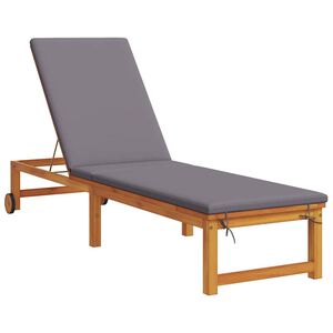 vidaXL Solstol Massivt Akacietr&aelig; Brun