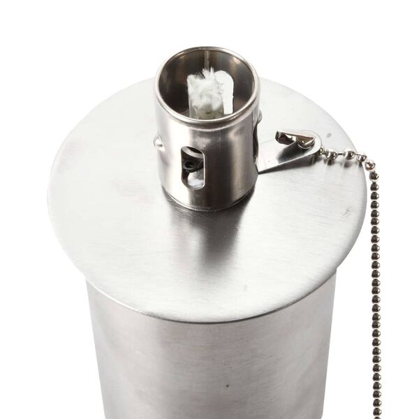 Esschert Design stående olielampe rustfrit stål