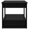 vidaXL Sofabord Sort eg 72 x 50 x 50 cm Konstrueret tr&aelig;