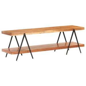 vidaXL tv-skab 160x40x50 cm massivt akacietr&aelig;