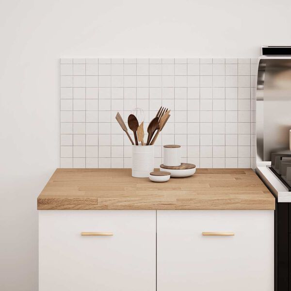 vidaXL k&oslash;kkenbordplade 80x63,5x4 cm massivt egetr&aelig; rektangul&aelig;r