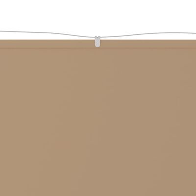 vidaXL lodret markise 60x270 cm oxfordstof gråbrun