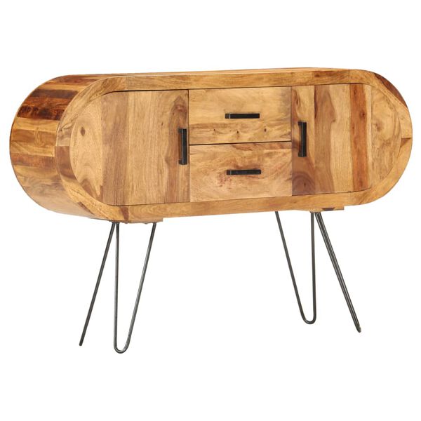 vidaXL sk&aelig;nk 118x28x75 cm massivt akacietr&aelig;