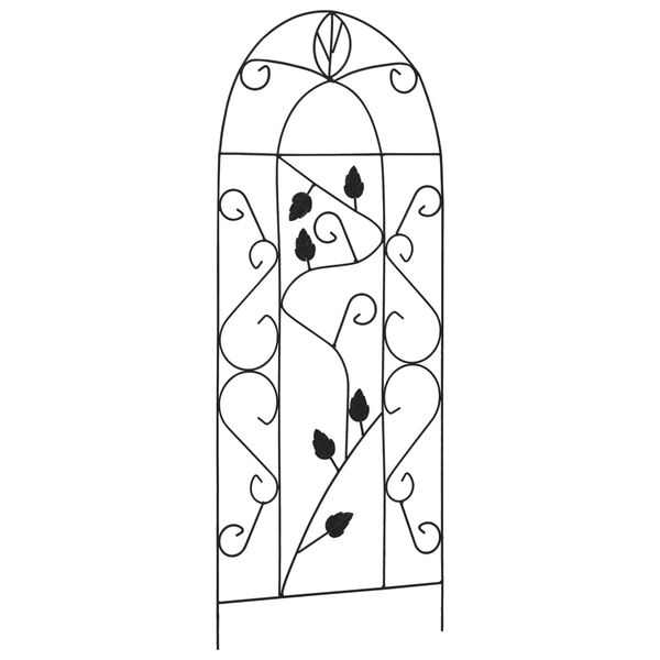 vidaXL plantestativer 3 stk. 40x100 cm jern sort