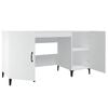 vidaXL skrivebord 140x50x75 cm konstrueret tr&aelig; hvid