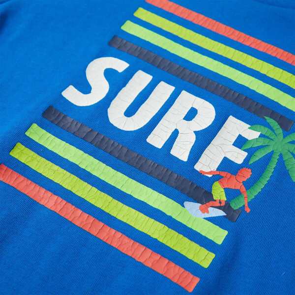 T-shirt til b&oslash;rn str. 116 bl&aring;