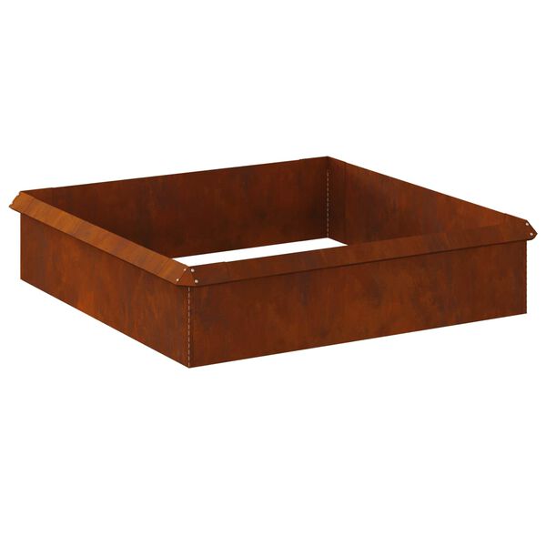 vidaXL Sneglehegn 8 pcs Rusten Cortenst&aring;l