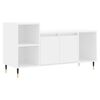 vidaXL tv-bord 100x35x55 cm konstrueret tr&aelig; hvid