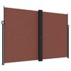 vidaXL sammenrullelig sidemarkise 220x1000 cm brun