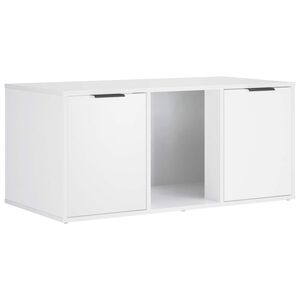vidaXL Kattebur m&oslash;bel Hvid 100 x 49 x 45 cm Konstrueret tr&aelig;