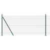 vidaXL Hegnspæl Grøn 50 x 1 m (12 x 12 mm net) Stål og PVC