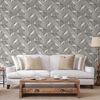 DUTCH WALLCOVERINGS tapet Onyx m&oslash;rkegr&aring;