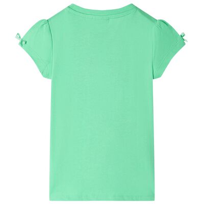 T-shirt til børn str. 92 lysegrøn