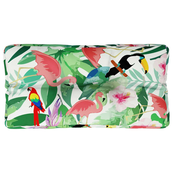 vidaXL pallehynde 80x40x12 cm stof flerfarvet