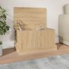 vidaXL opbevaringskasse sonoma eg 50x30x28 cm konstrueret tr&aelig;