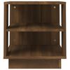 vidaXL sofabord 40x40x43 cm konstrueret træ brun egetræsfarve