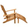 vidaXL Adirondack-stol 2 pcs Brun 137 x 77 x 95 cm Massiv Teaktr&aelig;