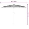 vidaXL haveparasol med st&aring;lstang 268x268x226 cm hvid