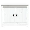 vidaXL sofabord 71x49x55 cm massivt fyrretræ hvid