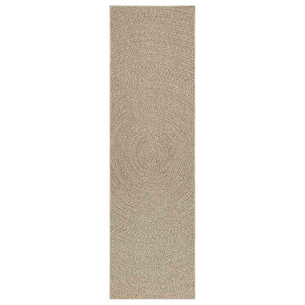 vidaXL gulvt&aelig;ppe ZIZUR beige 80x250 cm jute-look indend&oslash;rs og udend&oslash;rs