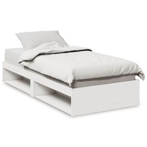 vidaXL daybed uden madras 90x200 cm massivt fyrretr&aelig; hvid