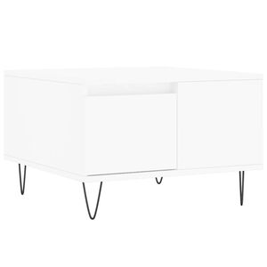 vidaXL sofabord 55x55x36,5 cm konstrueret tr&aelig; hvid