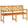 vidaXL Udend&oslash;rs b&aelig;nk 150 x 56 x 90 cm Massivt Akacietr&aelig; Naturfarvet