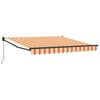 vidaXL Markise Gul og orange 350 x 250 x 165 cm Polyester