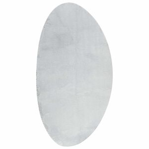 vidaXL T&aelig;ppe HUARTE Gr&aring; 80 x 150 cm Polyester