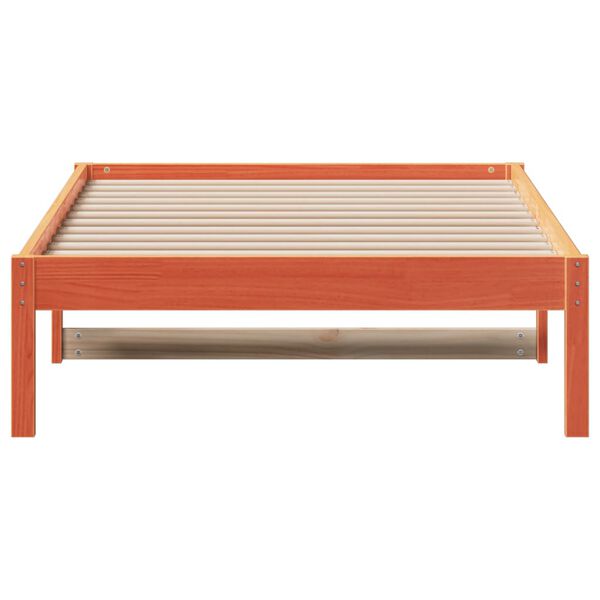 vidaXL daybed uden madras 80x200 cm massivt fyrretr&aelig; gyldenbrun