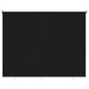 vidaXL Udend&oslash;rs rullesk&aelig;rm 90% UV blok Sort 200 x 140 cm HDPE