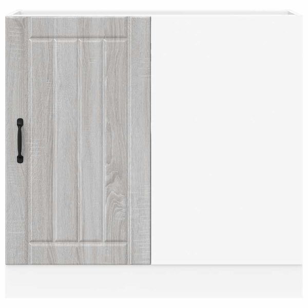 vidaXL underskab til k&oslash;kken Lucca konstrueret tr&aelig; gr&aring; sonoma