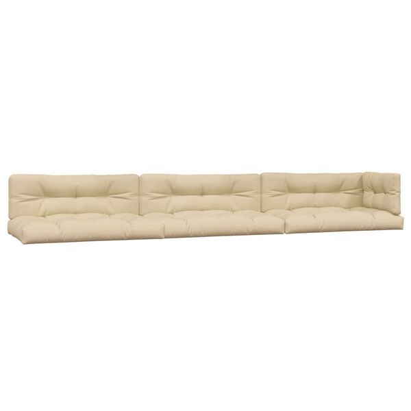 vidaXL sofas&aelig;t til haven 6 dele tr&aelig;paller med hynder massivt akacietr&aelig;