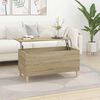 vidaXL sofabord 90x44,5x45 cm konstrueret tr&aelig; sonoma-eg
