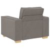 vidaXL sofastol taupe 100x78x84 cm stof