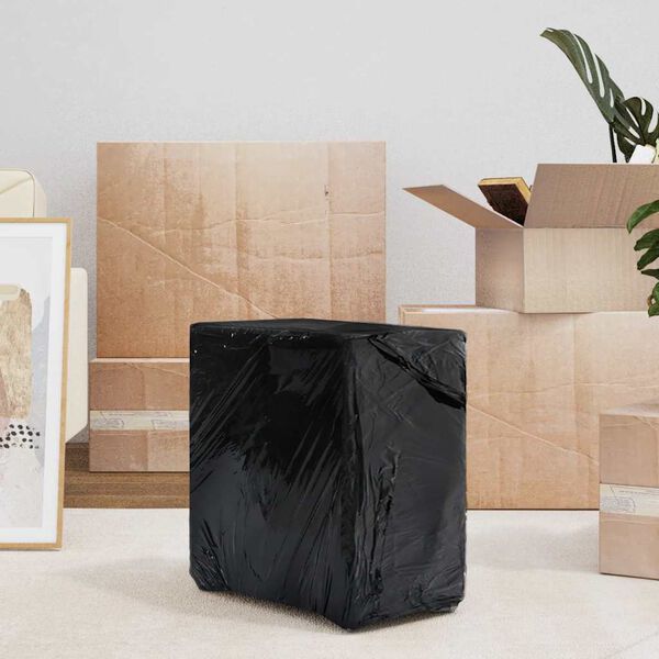 vidaXL Strækfilm 2 pcs sort 20 μm 50 cm x 150 m